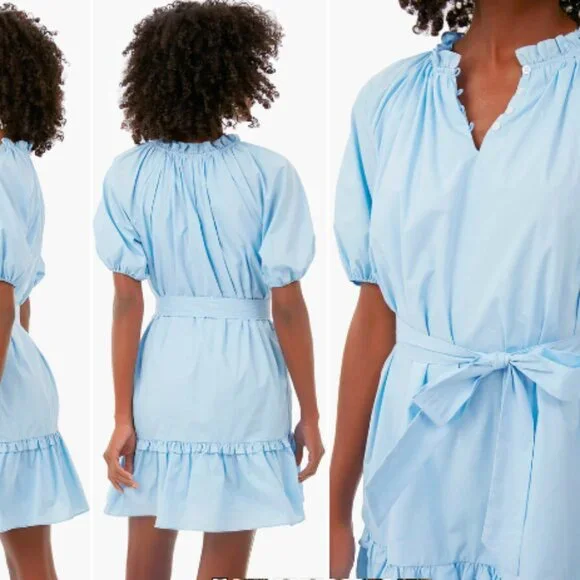 NWT Tuckernuck Hyacinth House Light Blue Mini Gwyn Dress, Size XXL - Picture 3 of 3